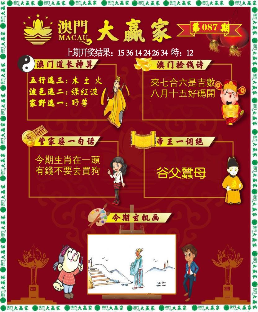 087期大赢家[图]